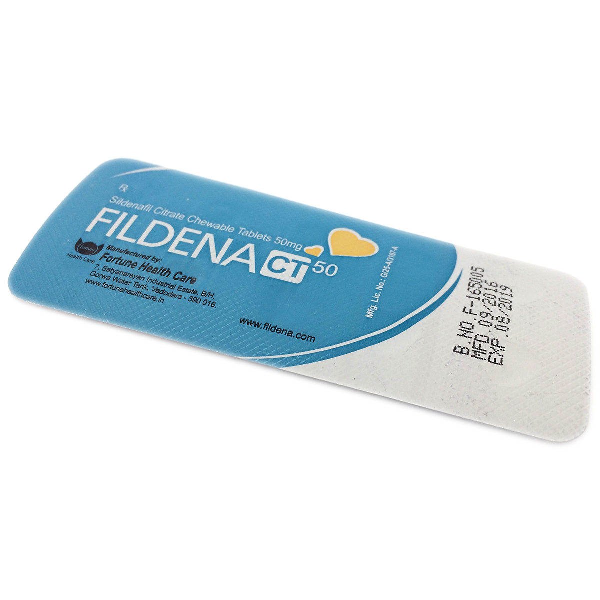 Купить Fildena CT 50 мг x 50 шт